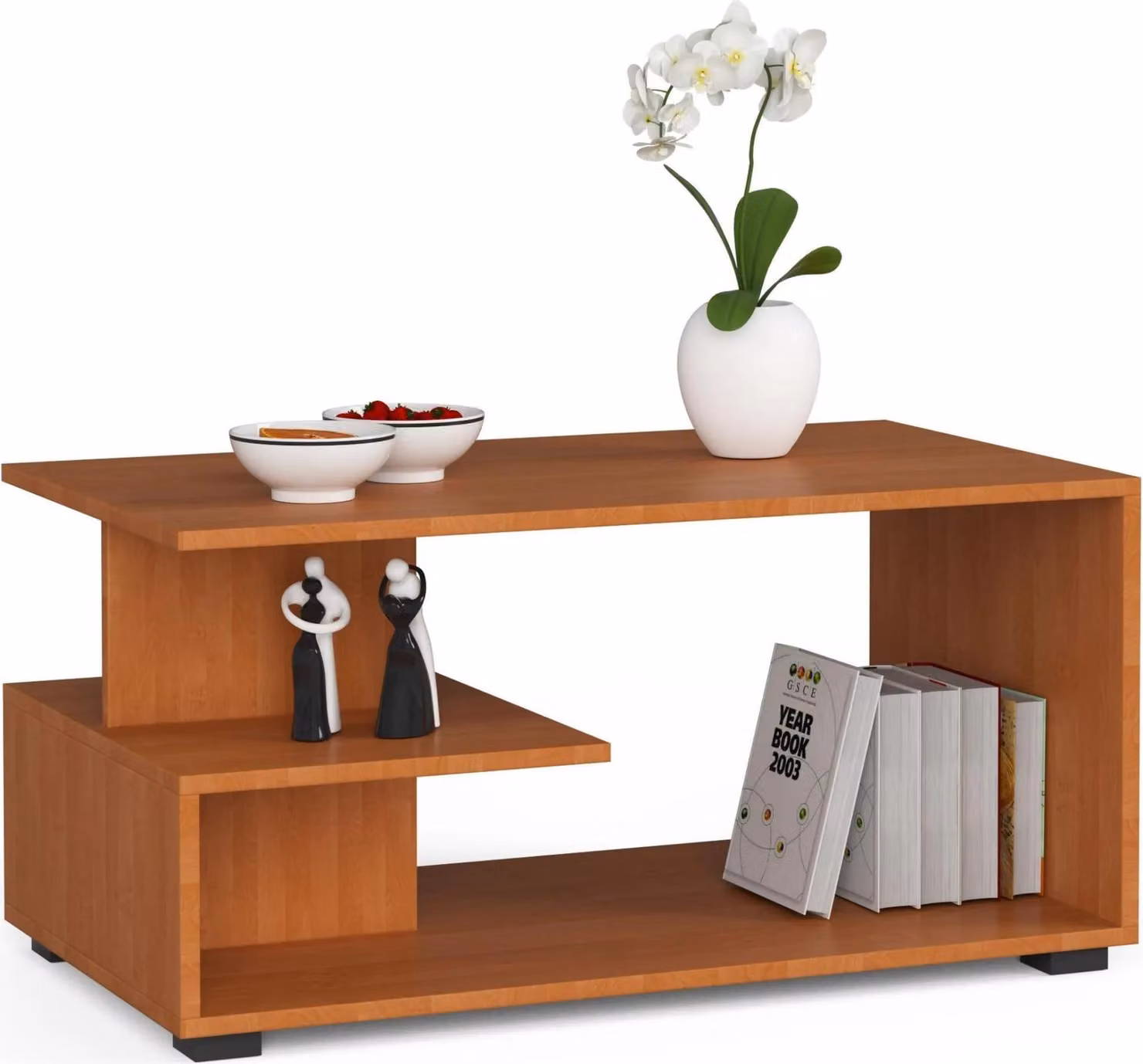 Tavolino da Caffè Moderno in Rovere con Design Sostenibile e Costruzione Robusta