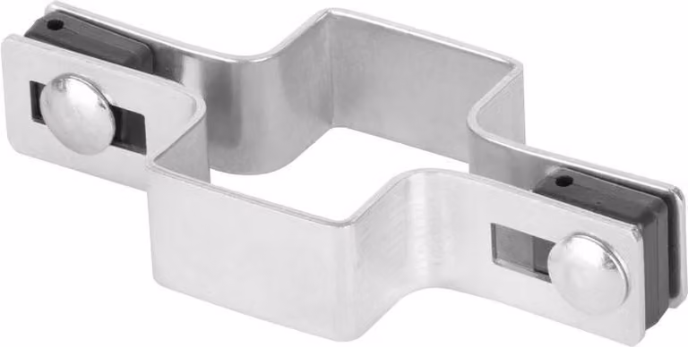 Morsetto Strend Pro EUROSTANDARD, 60x40 mm, intermedio, zincato, per palo quadrato