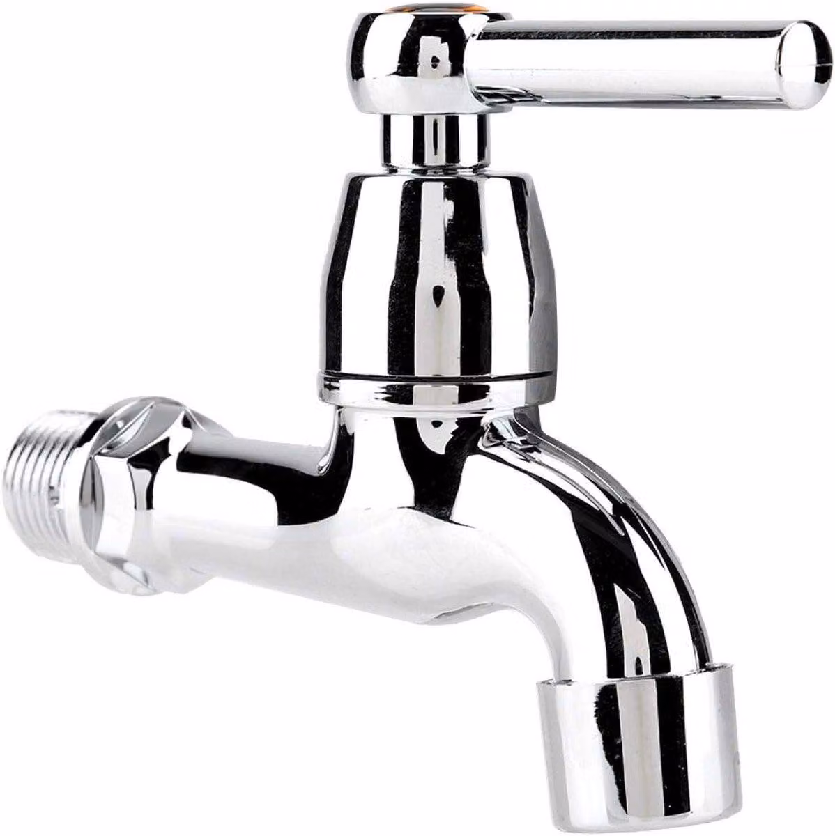Rubinetteria da parete per bagni e cucine, rubinetti monocomando per acqua fredda per lavatrici e giardini, rubinetteria pratica e resistente per