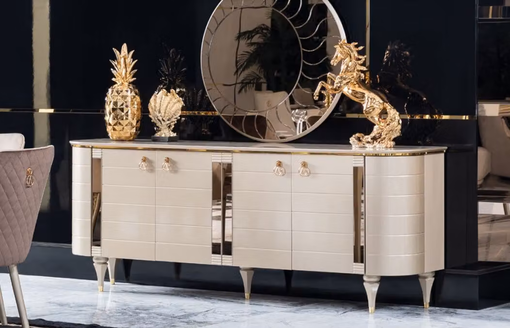 Luxus Sideboard Kommoden Holz Design Schlafzimmer Kommode Stil Modern Möbel