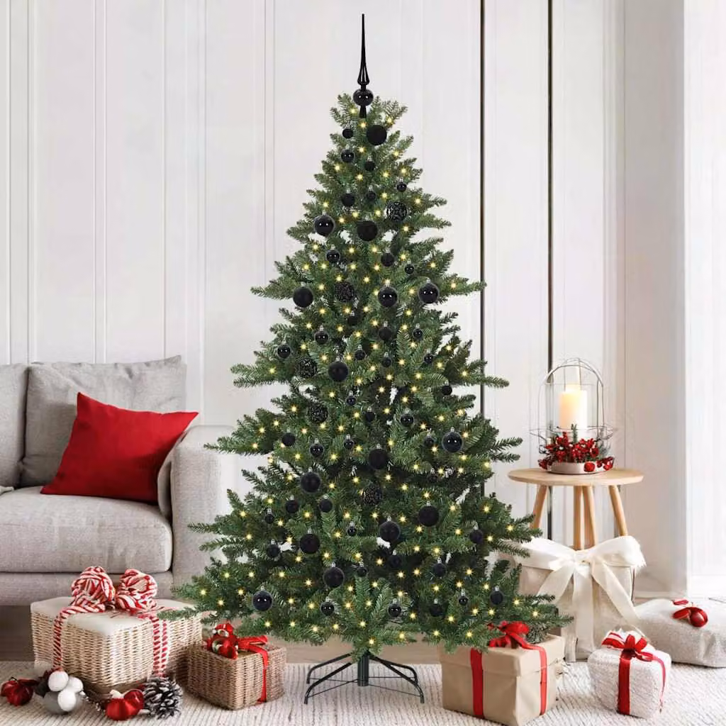 Maison Exclusive - Albero di Natale artificiale pieghevole, verde, 180 cm, in PVC e acciaio