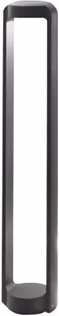 Lampada da terra a LED Gealuce GES452C in alluminio grigio, 13W, 1200lm, 3000K, IP65 per giardino