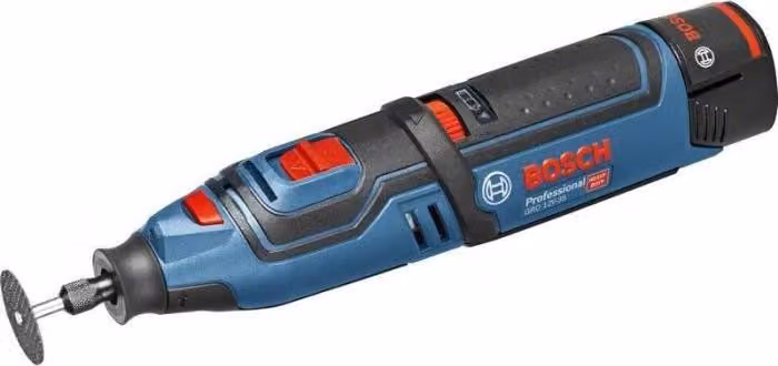 Bosch Professional GRO 12V-35, utensile multifunzione a batteria, 2 batterie da 2.0Ah, contenitore L-Boxx, fino a 35.000 giri al minuto