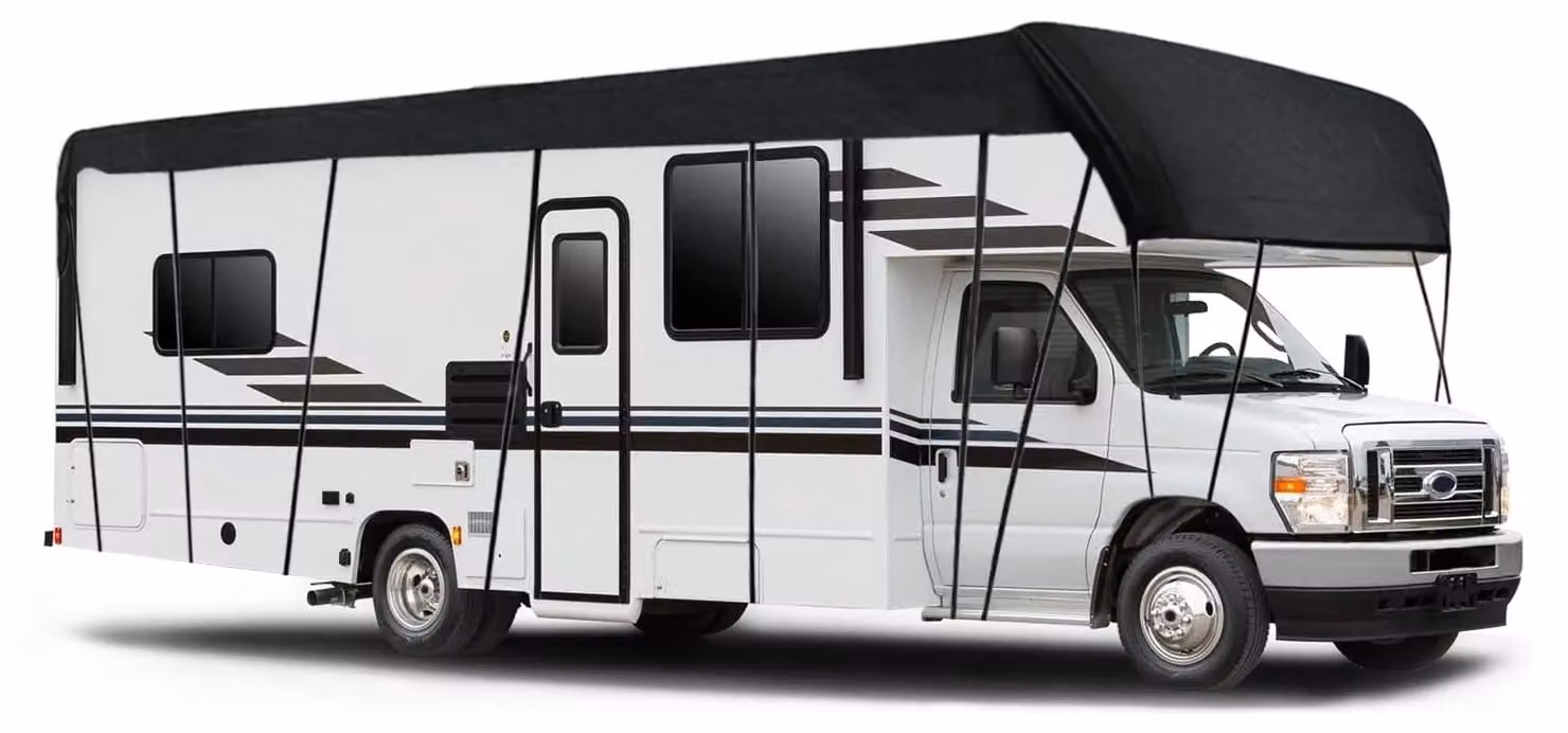 Telo universale per camper, dimensioni 6,5 x 3 metri, con protezione UV e impermeabile