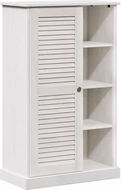 Mobile da Bagno | Armadio da bagno VIGO Bianco e Bianco Antico 68 x 34 x 110 cm