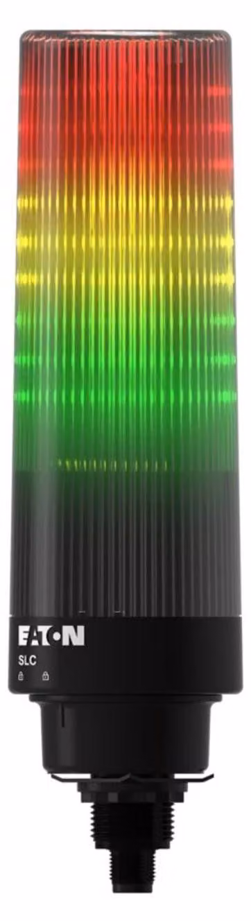 Colonna segnaletica Eaton Signals SLC-M22-RYG-AP-24, 24V DC, compatta, verde, giallo, rosso