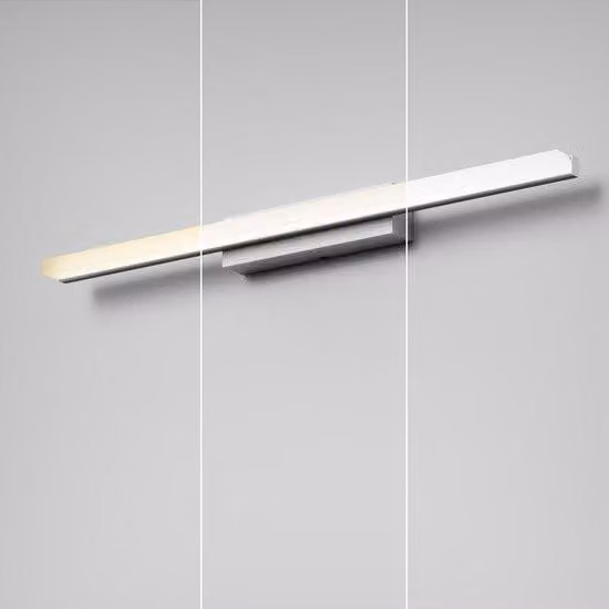 Illuminazione da bagno a LED, minimalista, moderna, in acciaio inossidabile, 40 cm