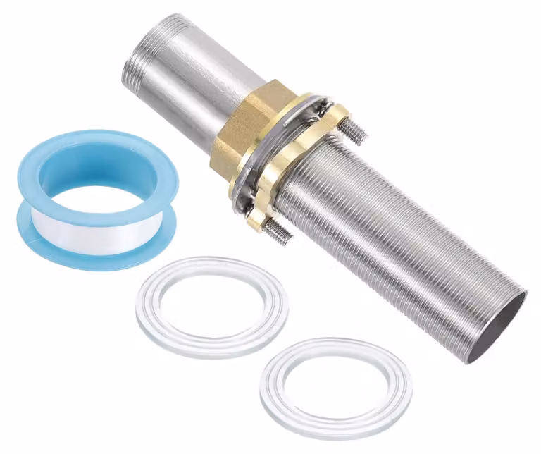 Solidchoice - Albero di prolunga per rubinetto in acciaio inossidabile con guarnizione
