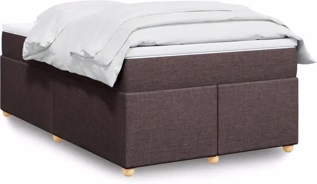 Letto Ibrido con Giroletto a Molle e Materasso vidaXL, Marrone e Bianco, L/P: 120 x 200 cm