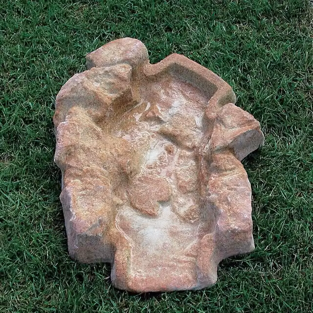 Mini Ruscello con Curva a Sinistra 60x58x12 cm per Cascata da Giardino in Vetroresina