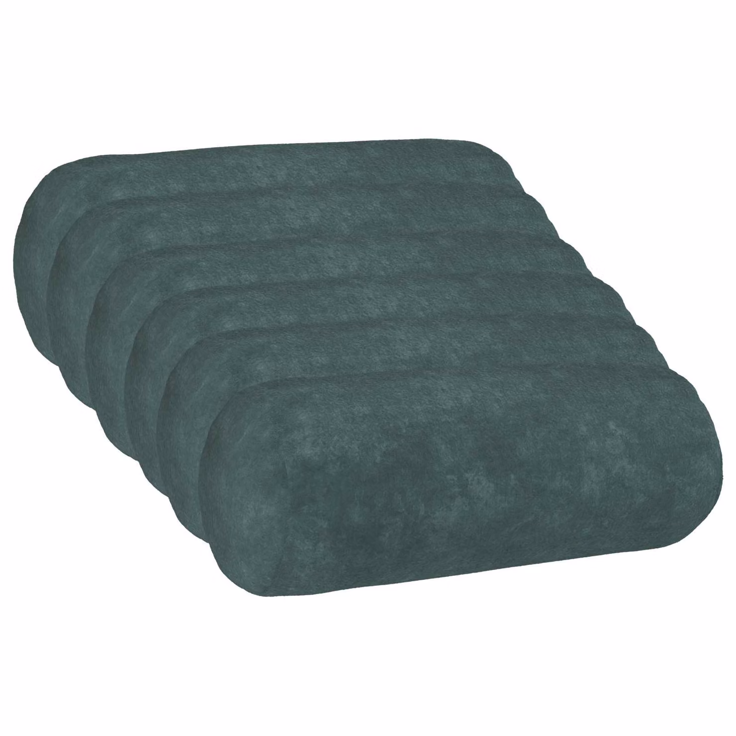 vidaXL Federa 6 pcs HEERLEN Blu mare Ø 15 x 40 cm Fleece in microfibra