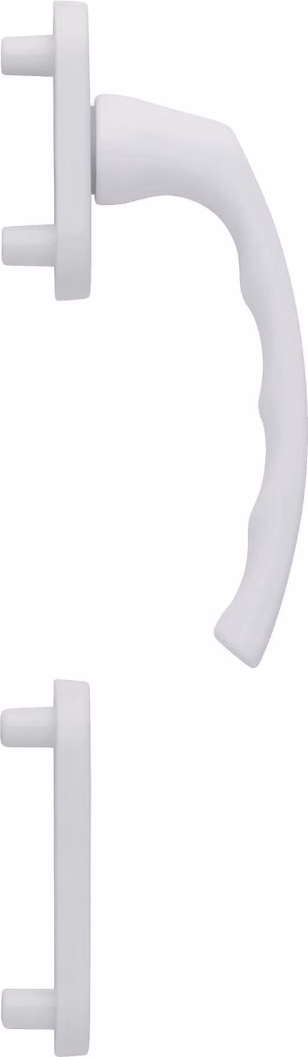 HOPPE maniglia per portafinestra mezzo set LIÈGE - esterno alto, bianco