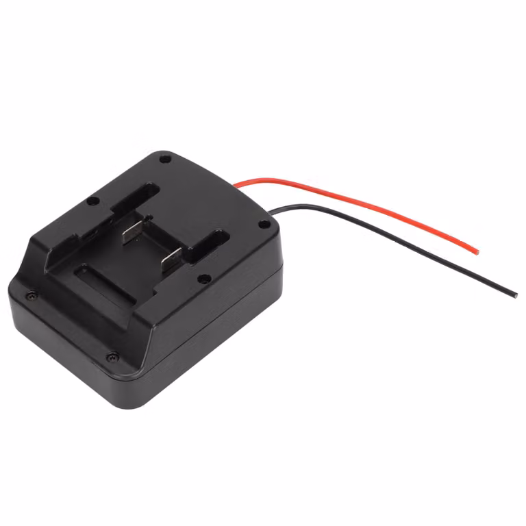 Adattatore per dock batteria di alimentazione, connettore dock batteria di alimentazione, connettore dock batteria 18V, adattatore batteria ruota di alimentazione, adattatore dock batteria, adattatore batteria