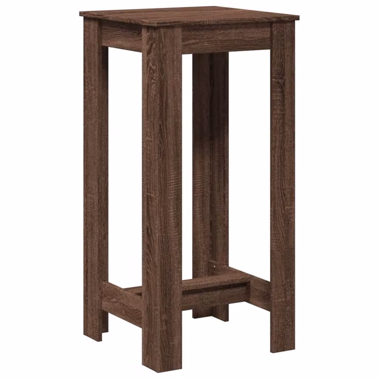 Tavolo da Bar Rovere Marrone 51x50x103,5 cm in Truciolato