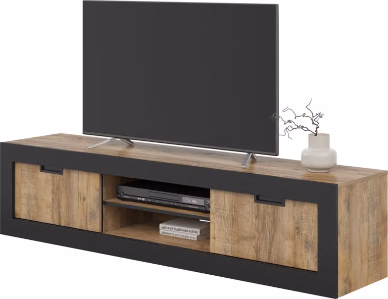 Porta TV COLTRANE - rovere samdal / nero