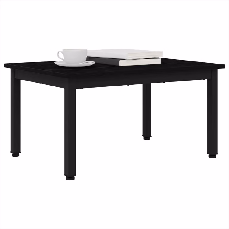 Tavolino da salotto Rovere Nero 70 x 50 x 36 cm