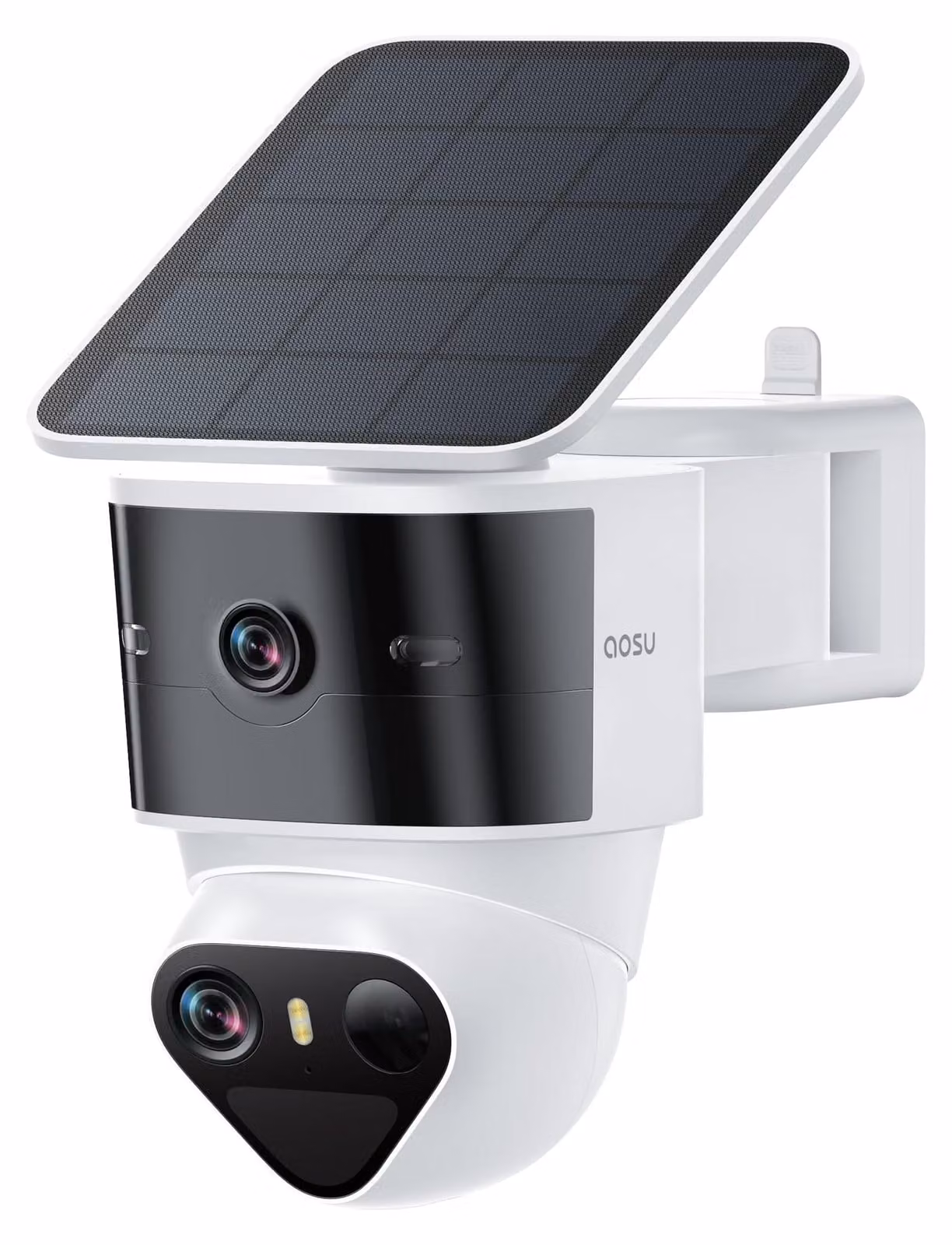 Telecamera esterna wireless - Risoluzione 3K - Rotazione panoramica a 360 gradi e alimentazione a energia solare