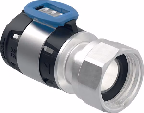 Geberit FlowFit attacco diritto, con ÜM FwF SiBr d25-G3/4