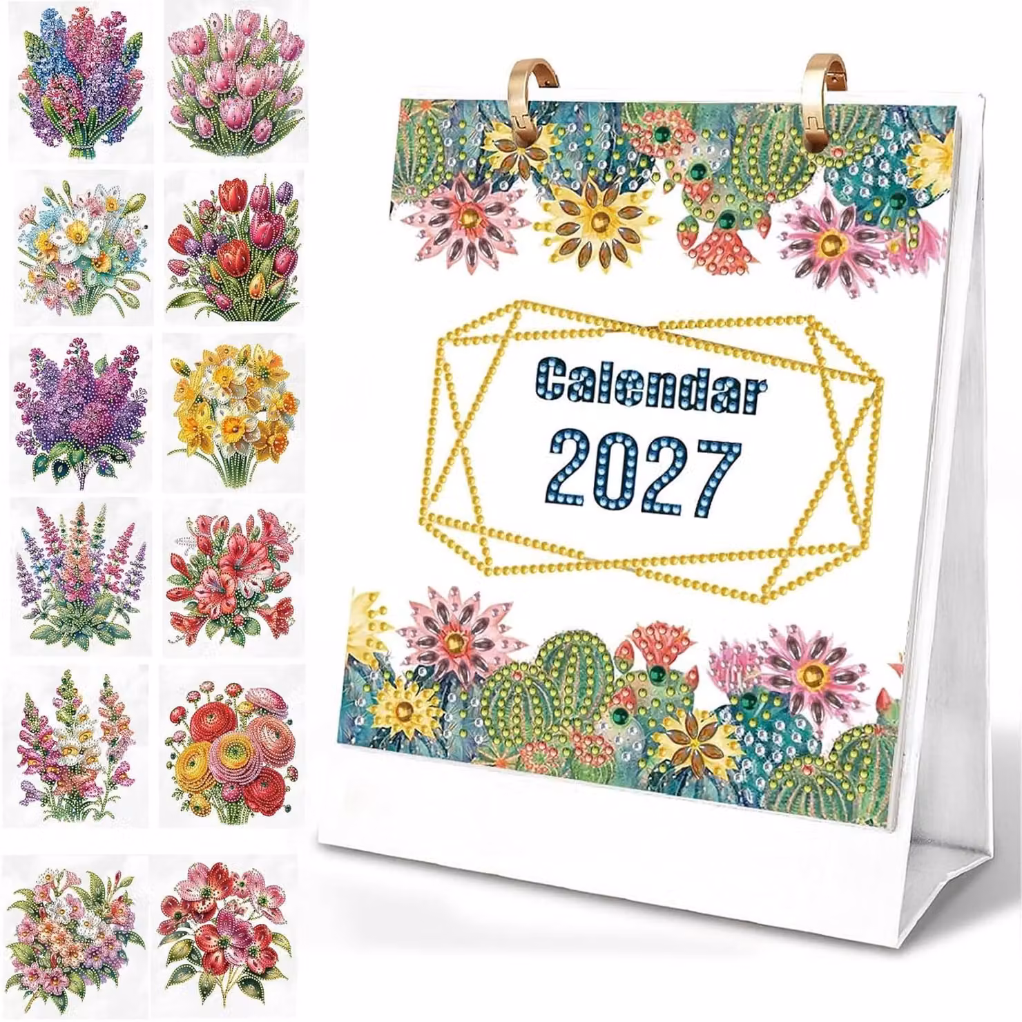 Calendario da tavolo Diamond Painting 2027