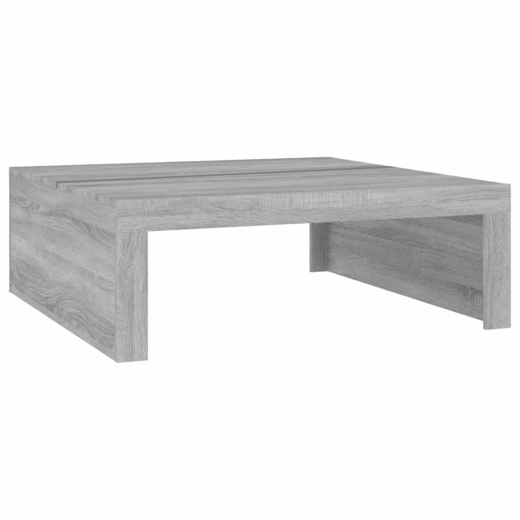 Tavolino Salotto Grigio Sonoma 100x100x35 cm Legno Multistrato