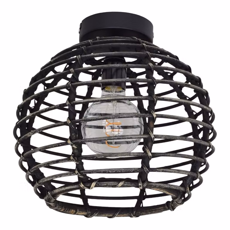 Urban Interiors - Lampada da soffitto - Bambù nero - Ø30