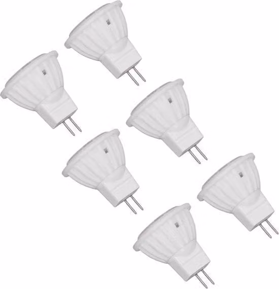 Faro LED MR11 GU4 220V 360lm per Zone Verde Luce Calda Bianco