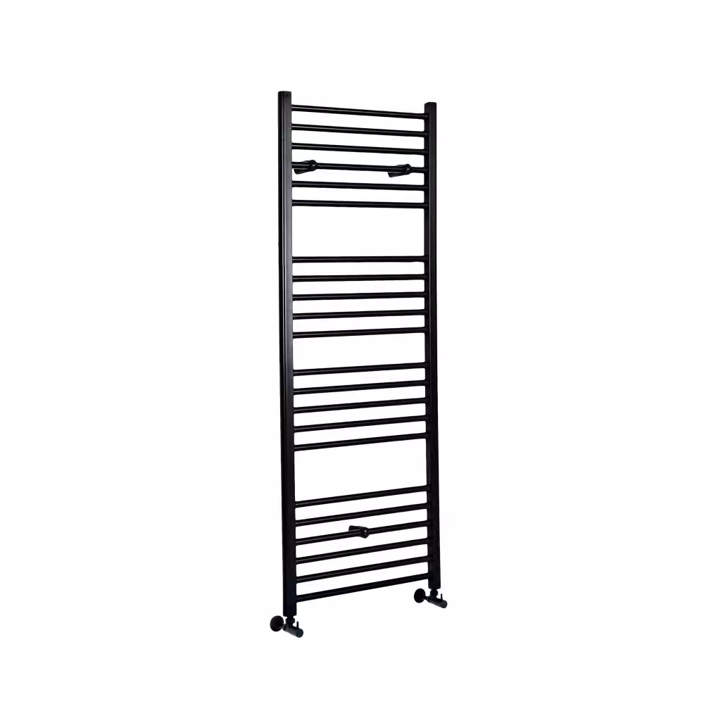 Scaldasalviette Piatto Nero - Termoarredo Bagno - 740W - Nox