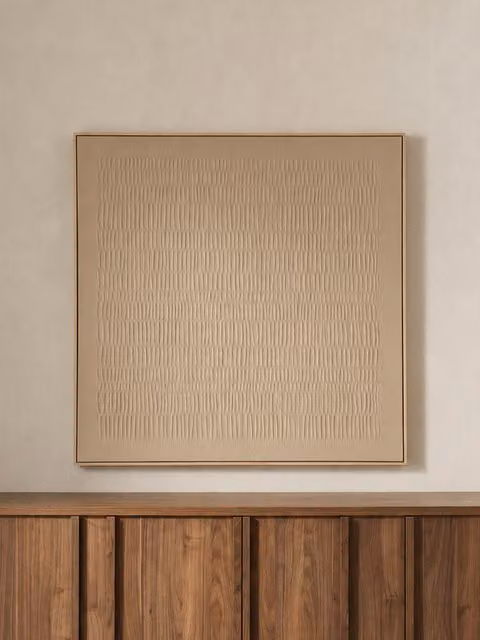 Quadro astratto minimalista Calm beige Kenay Home