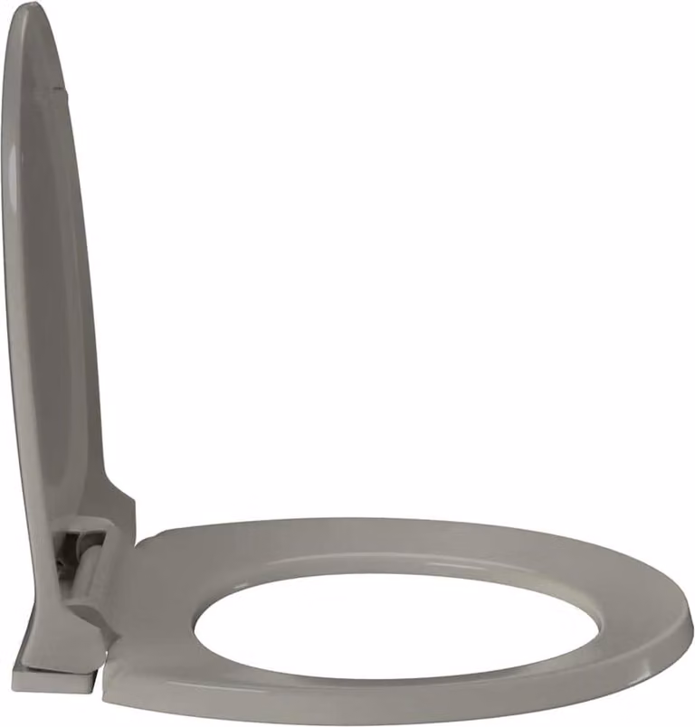 Tavoletta WC a Chiusura Ammortizzata Grigio Ovale