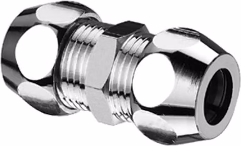 Raccordo rapido 1/2" per tubo in rame da 12 mm cromato, 1 pz.