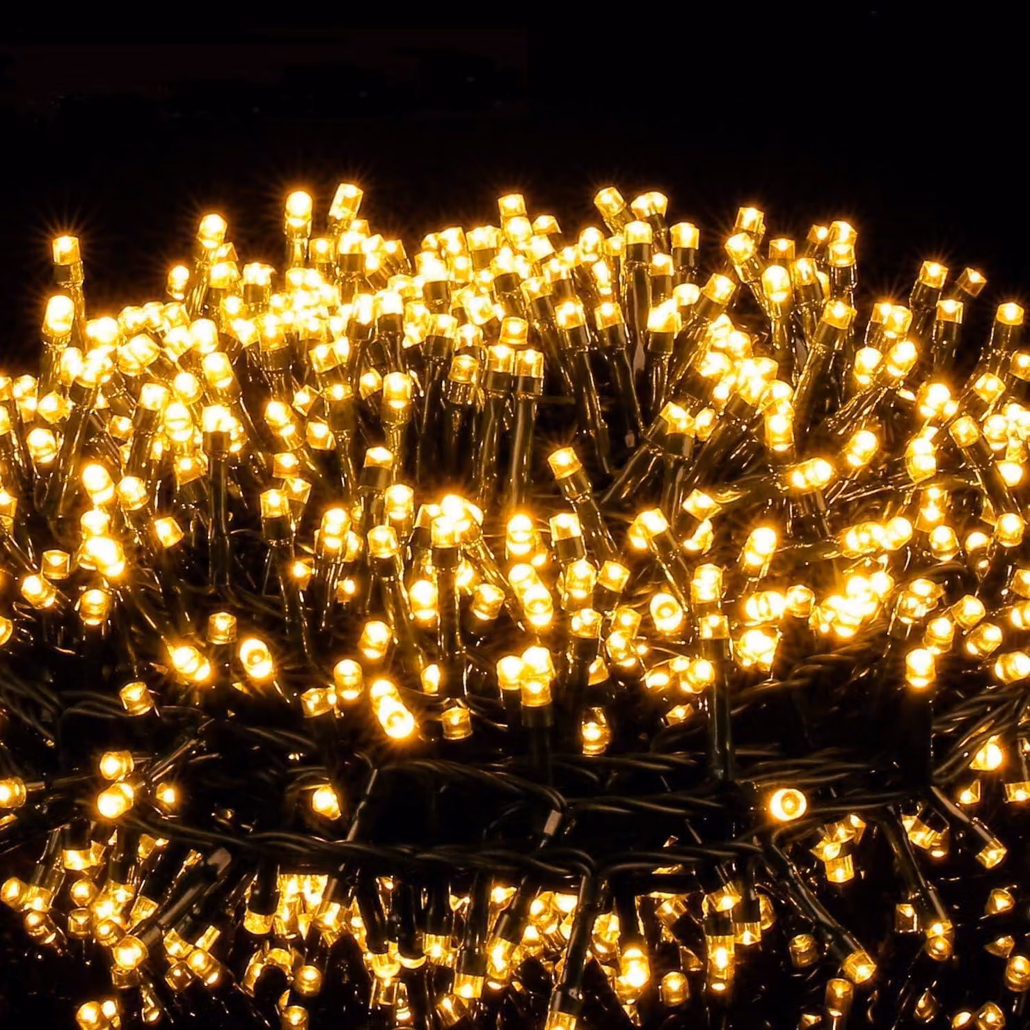 Illuminazione natalizia da 25 metri, 1000 LED, ideale per l'esterno, con 8 modalità di illuminazione, grado di protezione IP44 (resistente all'acqua), perfetta per decorazioni natalizie