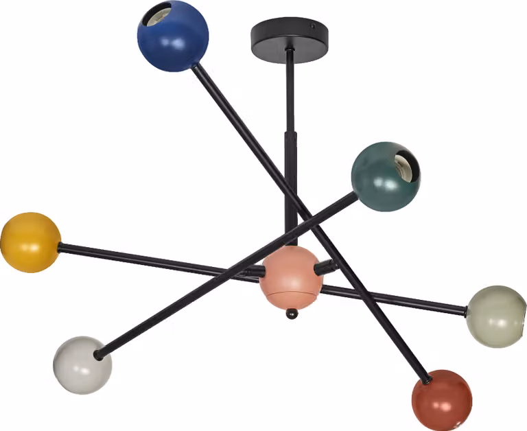 LEDVANCE Decor Ciondolo a bolla 6XE27 Multicolore