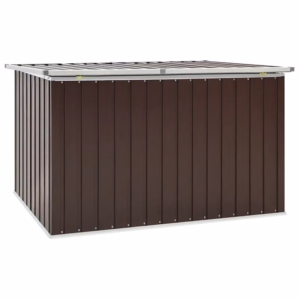 Baule da giardino vidaXL in metallo marrone L: 171 cm, P: 99 cm, H: 93 cm – 2