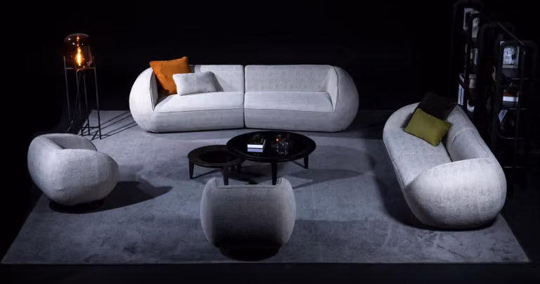 Sofagarnitur Lounge Sitzgruppe Dreisitzer Sessel Polsterecke Moderne Sofaecke