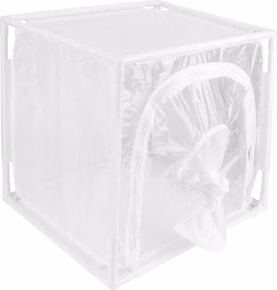 Cassa per ventilatore da esterno con protezione anti-insetti, 40x30x40 cm.