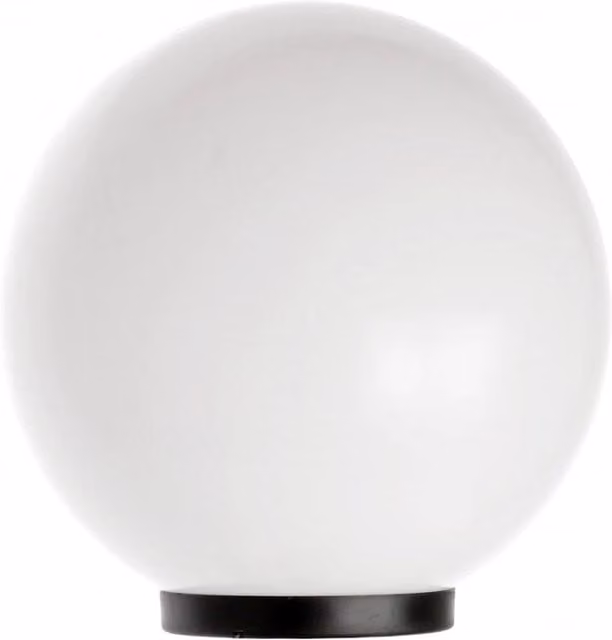 Lampada da giardino a sfera bianca SU-MA con attacco E27 e protezione IP44, Diametro: 50 cm