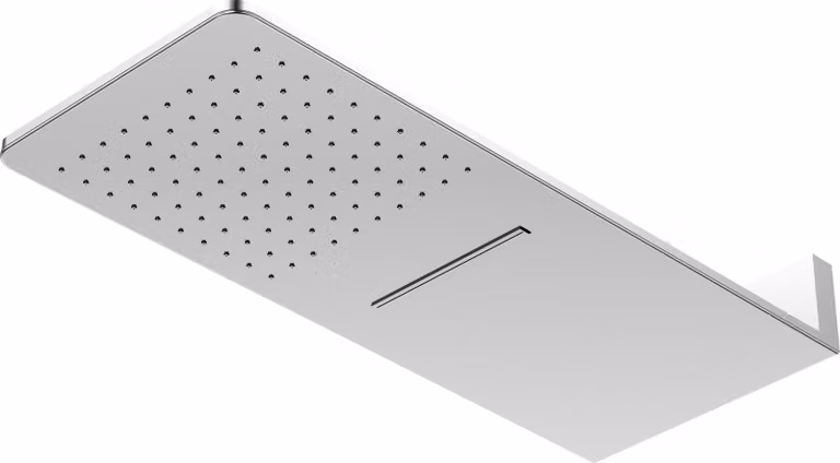 Steinberg Série 390 Wall Rain Douche de tête, raccordement direct au mur, Easy-Clean, fonction jet, 600x250mm, 3905662, 3905662