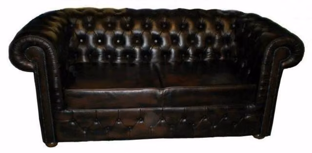 Chesterfield 3 Sitzer mit Bettfunktion Sofa Couch Polster Garnitur Couchen