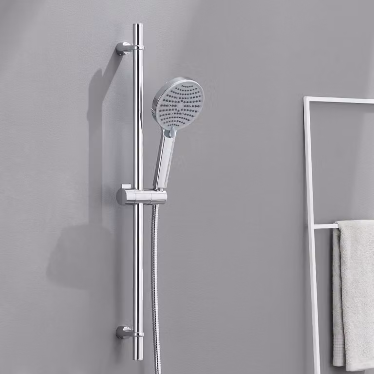 Set completo per doccia RVS, con soffione e tubo flessibile