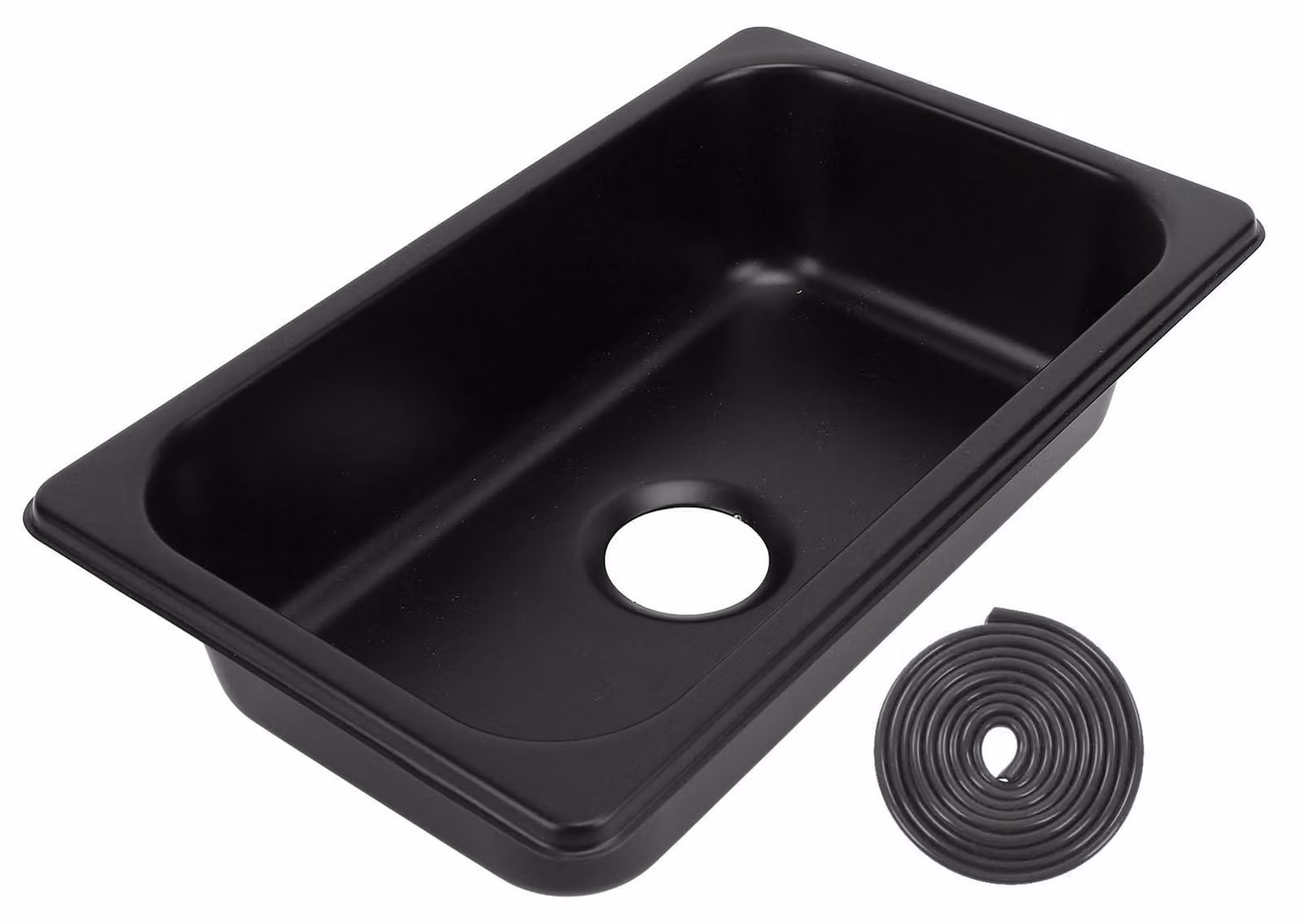 Solidchoice - Lavello da cucina in acciaio inossidabile - Integrabile - Scarico da 40 mm - Lavello per lavaggio a mano - Formato quadrato - Resistente e facile da pulire - Lavello per bar