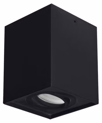 Plafoniera Lampada nera HARY D GU10 BLACK IDEUS 7161