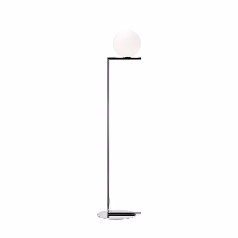 Flos - IC Lights F1 - Lampada da terra - Cromo