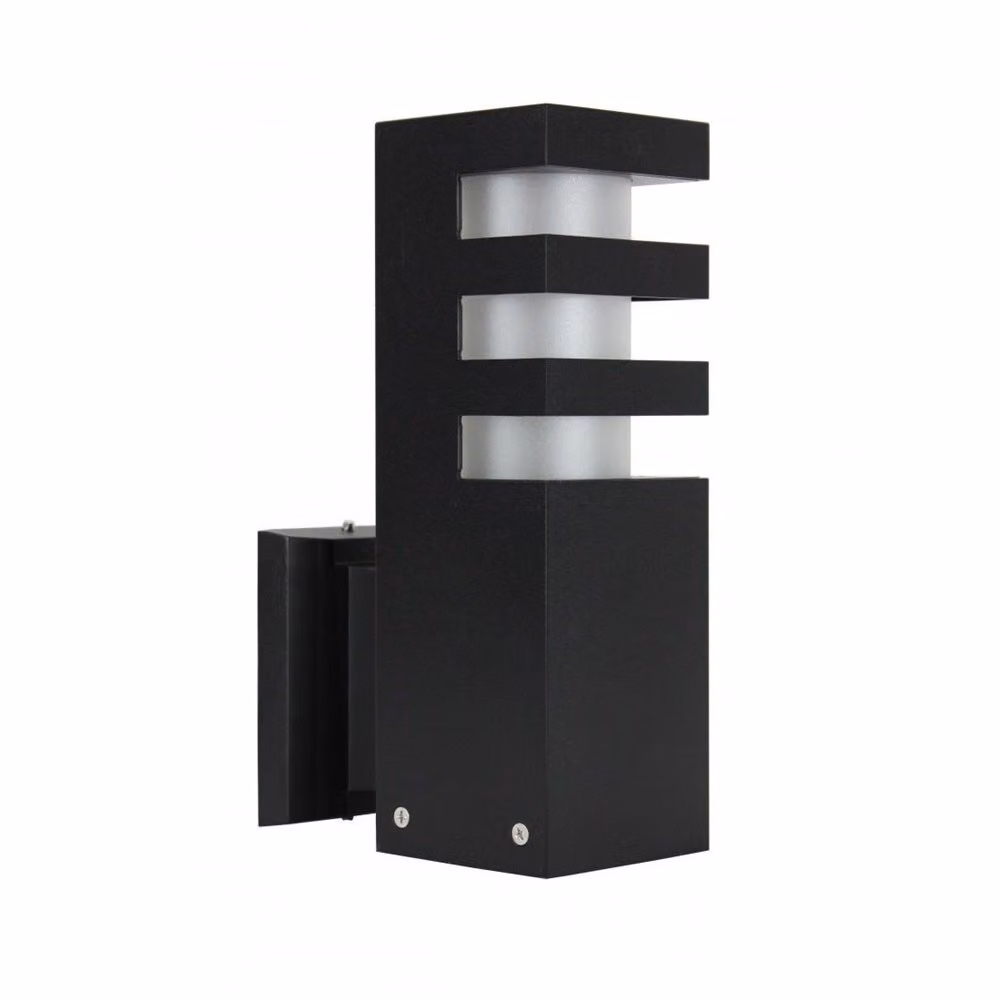 Lampada da parete in alluminio per esterni 1xE27 nero IP54 SU-MA RADO RADO K BL