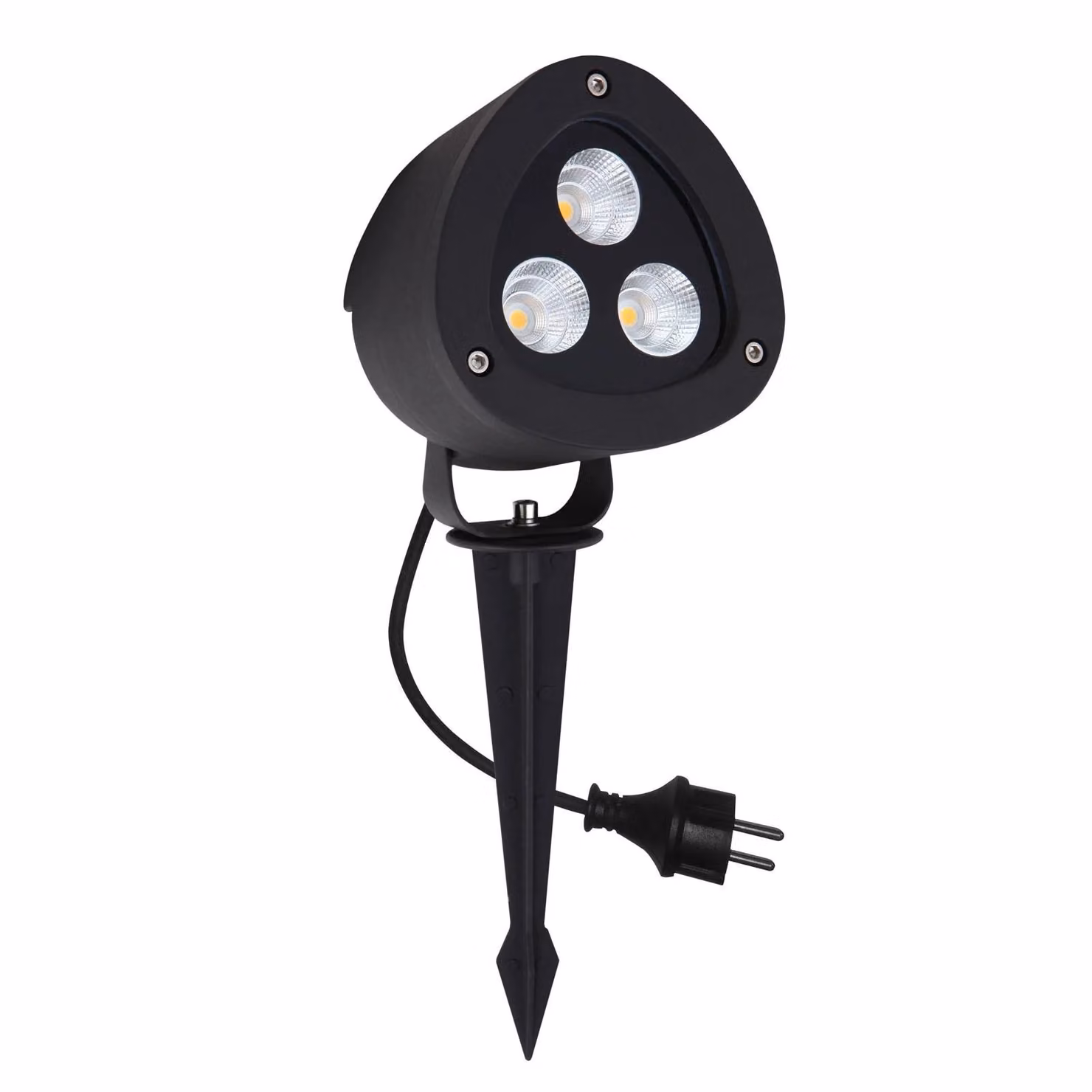 MEGATRON Megatron spot a picchetto Gartia L 20 W, Nero, Alluminio, Moderno