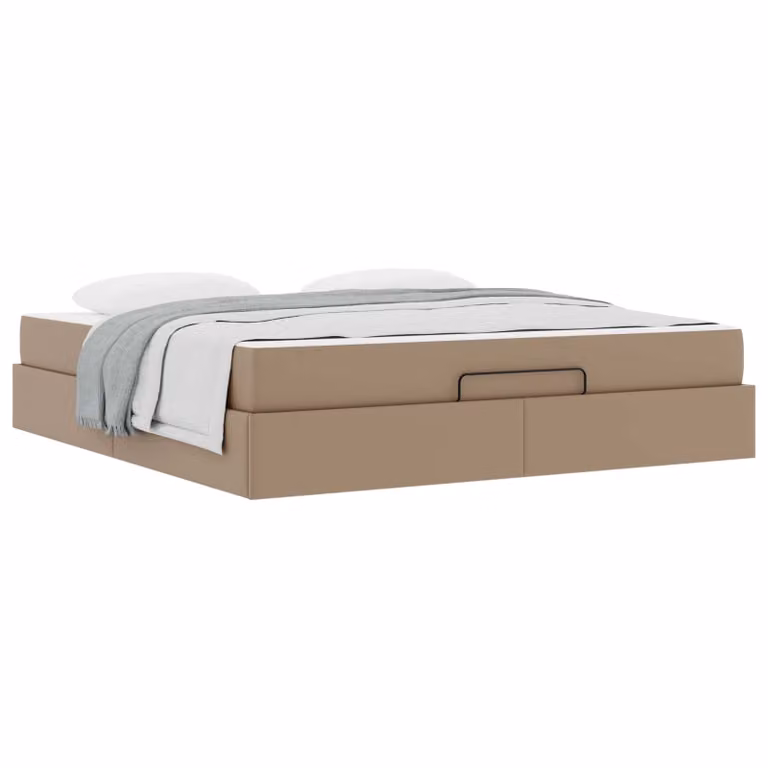 vidaXL Struttura letto con materasso Altro 2 pz Tanno PVC