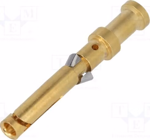 1x Connettore Harting, femmina, sezione 0,14÷0,37 mm², modello D 09150006224, placcato in nichel, adatto per cavi