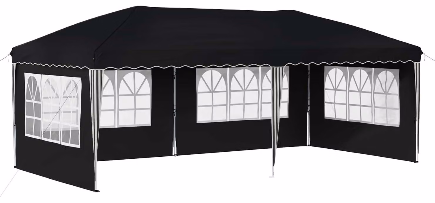 Tenda per feste a pop-up 575 x 289 x 245 cm Antracite