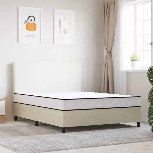 Materasso a Molle Bonnell vidaXL con Rivestimento Rimovibile, L/P: 160 x 200 cm