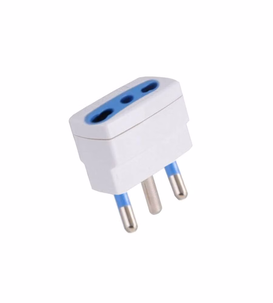 Adattatore Semplice 16A+T  Bianco    Syntesy 00350