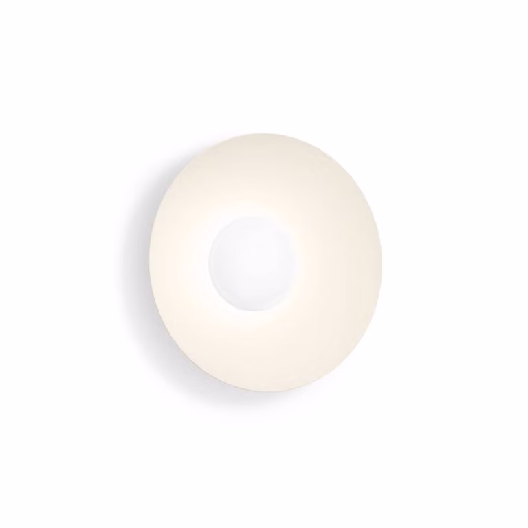 Wever & Ducré Lighting Applique da parete Clea 1.0, dimmerabile, Crema / Ambra, Soggiorno / Sala da pranzo, Alluminio, Applique